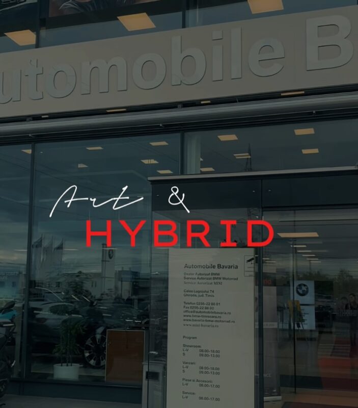 ✨ Art&Hybrid – acolo unde arta întâlnește eleganța în mișcare.Showroomul BMW Automobile Bavaria